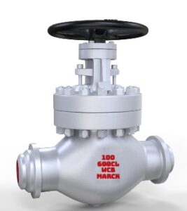 GLOBE VALVE CLASS 600 BOLTED BONNET