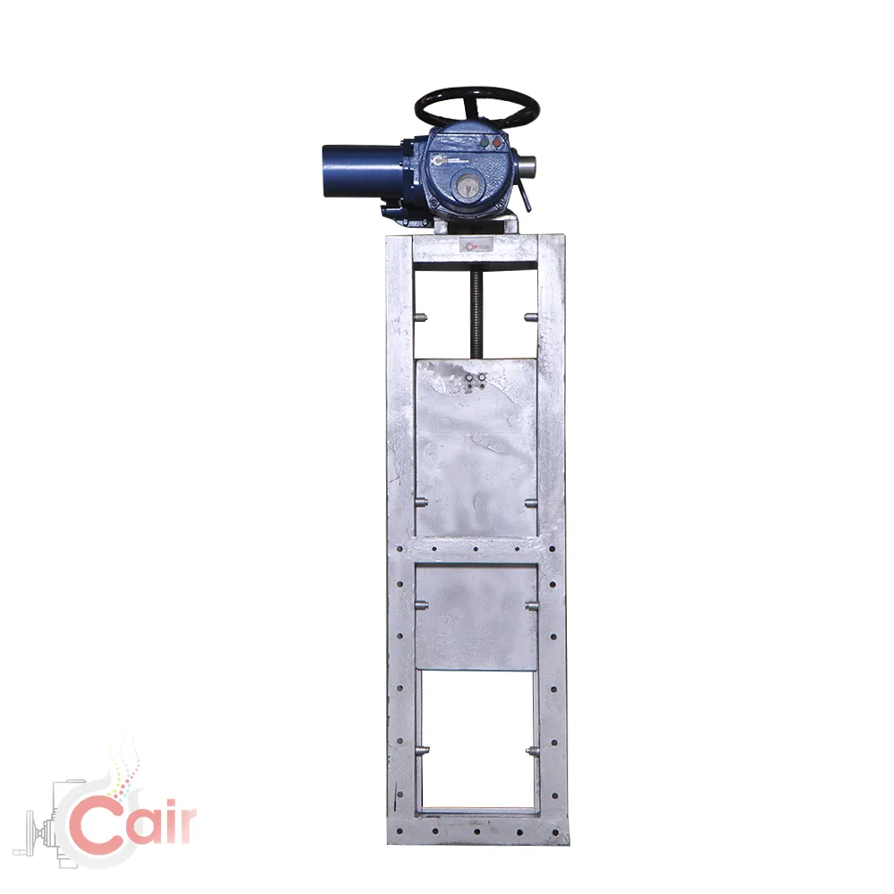 Motorised Guillotine Damper with Electrical Actuator