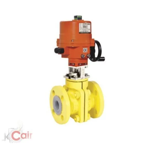 Motorized-PFA-Lined-Ball-Valve