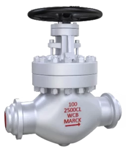 GLOBE VALVE CLASS 2500 BOLTED BONNET